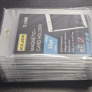 10-Pack 35pt Magnetic One Touch Trading Card Holder For TCG and Sports Cards